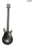 Siyah Gitar Tarzı 1 Adet Paslanmaz Çelik Karikatür Gitar Kaşığı Yaratıcı Süt Kahve Kaşığı Dondurma Şeker Çay Kaşığı Aksesuarları Içme Araçları (Yurt Dışından) 1