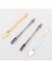 Bronz Tarzı 80MM Metal Mini Duman Spatula Halka Sofra Takımı ile Kepçe Taşınabilir Tıp Kaşığı Kahve Veya Çay Sniffer Kokusu Kepçe Araçları Karıştırın (Yurt Dışından) 3