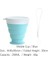 200ML Mavi Stil Mlteleskopik Taşınabilir Silikon Katlanır Bardak Gıda Sınıfı Su Bardağı Seyahat Içme Gereçleri Kupa Açık Reçine Kahve Handcup (Yurt Dışından) 1