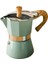 150ML Tarzı Ev Alüminyum Cezve Espresso Mocha Cezve Lake Green Cof Maker Percolator ml (Yurt Dışından) 1