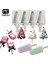 SH01101301 Set Stili Meibum 4 Çeşit Silikon Dondurma Kalıpları Dıy 4 Kavite Popsicle Kalıpları ve 50 Çubuk Yaz Dondurucu Suyu Tatlı Araçları Küp Tepsisi (Yurt Dışından) 2