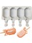 SH01101301 Set Stili Meibum 4 Çeşit Silikon Dondurma Kalıpları Dıy 4 Kavite Popsicle Kalıpları ve 50 Çubuk Yaz Dondurucu Suyu Tatlı Araçları Küp Tepsisi (Yurt Dışından) 5