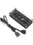 Argb Rgb LED 3 Pin 11 Port 5V Sata Power Güç Fan Çoklayıcır Şerit Hub Kablo Splitter 1
