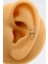 14 Ayar Altın Markiz Kelebek Piercing Tragus Helix 4