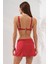 Pearl Etekli Fra Bikini Takım Üçlü Set Kırmızı 231228 2