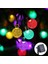 Solar Globe Dize Işıklar, 18FT 30 LED Dış Mekan Ampul Dize Işıklar, Suya Dayanıklı 8 Mod Bahçe, Gazebo, Yard, Parti Süslemeleri Için Güneş Veranda Işıkları (Çok Renkli) (Yurt Dışından) 2