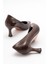 Pedra Kahve Baskı Kadın Topuklu Ayakkabı 2