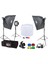 BM400 3'lü Paraflaş Set + Çekim Çadırı 80X80CM 1