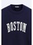 Loss Buttom Boston Baskılı Sweatshirt 3