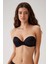 2'Li Paket Siyah-Beyaz 6806 Vicenza Ekstra Push Up Dolgulu Straplez Sütyen Set 2