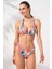Dudi Kaplı Üçgen Bikini Takım Garden 231224-D 4