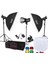 SK400 3'lü Paraflaş Set + Çekim Çadırı 60X60CM 1