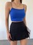 Pamuklu Kumaş Lastik Askılı Crop Body 1