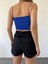 Pamuklu Kumaş Lastik Askılı Crop Body 2