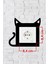 Kedi Tasarım Priz Çerçevesi (Iç Ölçü 8,4x8,4 Cm) Dekoratif Priz - Anahtar Çerçevesi 2
