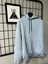 Sırt Baskılı Bebe Mavisi Kapüşonlu Unisex Sweatshirt 2