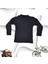 Body Unisex Pamuklu Ligralı Yarım Balıkçı Yaka Lacivert Body 1