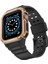 Apple Watch 44MM KR401 Silikon Kordon - Siyah-Rose 277097 1