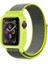 Apple Watch 40MM Hasırlı Cırtcırtlı Kasalı Kordon - Yeşil 277097 1