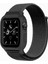 Apple Watch 41MM Hasırlı Cırtcırtlı Kasalı Kordon - Siyah 277097 1