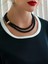 Siyah choker kolye Kadın siyah oniks choker kolye Kombin kolye Kadın tasma kolye 3