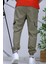 Erkek Jogger Paçası Lastikli Kargo Pantalon Xxx 5