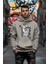 Özel Tasarım Newyork Baskılı Tarz Rahat Kesim Oversize Sweatshirt 5