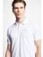 Beyaz Erkek Kısa Kollu Polo Yaka T-Shirt 24S-1297-24B 3