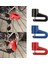 Mavi Stil 5.5x4.4cm Mini Bisiklet Tekerlek Kilidi Scooter Kilidi Hırsızlığa Karşı Disk Frenler Kilidi Çelik Tel Elektrikli Scooter Kaykay Tekerlekleri Kilidi (Yurt Dışından) 3
