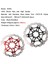 1 Adet 160MM Mavi Stil Snaıl Disk Fren Rotoru Mtb Bisiklet Yüzer Rotor Isı Yayımı mm Paslanmaz Çelik Rotor mm Bisiklet Aksesuarları (Yurt Dışından) 3