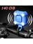 Mavi Stil 5 Modlu USB Bisiklet Işıkları 140DB Boynuzlu Ipx6 Su Geçirmez Şarj Edilebilir LED Bisiklet Işıklı Far ve Arka Lambası Boynuzlu (Yurt Dışından) 2