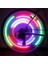Renk Stili 3 Mod Aydınlatma Bisiklet Işıklı LED Neon Bisiklet Tekerlek Işığı Su Geçirmez Güvenlik Uyarısı Gece Bisiklet Işığı Bisiklet Aksesuarları (Yurt Dışından) 5