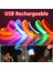 04 Pil Stili ile Açık Koşu Işık Spor Bileklikler Ayarlanabilir USB LED Parlayan Bilezikler Bisiklet Sürme Spor Güvenlik Bisiklet Aksesuarları (Yurt Dışından) 2