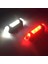 Usb-Beyaz Stil Lısm Bisiklet Işığı USB Bisiklet LED Arka Lambası Arka Kuyruk Güvenlik Uyarısı Bisiklete Binme Taşınabilir Işık Şarj Edilebilir Dağ Bisikleti Işıkları (Yurt Dışından) 2