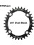 Oval 34T Siyah Stil Ekfan Mtb Bisiklet Oval 104BCD Aynakol Ultralight T6 Bisiklet Bisiklet Aynakol Plaka Sayfası (Yurt Dışından) 1