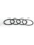 1.5mm Gümüş 5 Adet Tarzı 5 Adet Bisiklet Alt Braketi Bb Eksen Yıkayıcı Hub Filibir Volan Alaşım Conta Mtb Yol Bisikleti Parçaları Dağ Bisikleti Aksesuarları (Yurt Dışından) 4