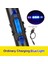 Mavi Stil Bisiklet Bisiklet Işık USB Şarj Edilebilir LED Ön Arka Kuyruk Arka Lambası Taşınabilir Güvenlik Uyarı Bisiklet Işığı Flaş Bisiklet Aksesuarları (Yurt Dışından) 5