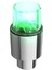 Ag-Yeşil Stil Mini Neon Bisiklet Konuştu Işık Renkli LED Bisiklet Işıkları Motosiklet Araba Tekerleği Lastik Valf Kapakları Lamba Bisiklete Binme Uyarı Kafası Arka Işık (Yurt Dışından) 1