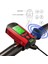 Kırmızı Tarzı Şarj 800 Lümen Bisiklet Işık USB Şarj Bisiklet Ön Işık 5 LED Bisiklet Bilgisayar Bisiklet Kafa Işık Whorn Hız Ölçer LCD Ekran (Yurt Dışından) 2