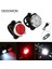 Kutu Stili Olmadan Kırmızı 4 Mod USB Şarj Edilebilir Bisiklet Bisiklet Işık 3 LED Kafa Ön Kuyruk Klip Işık Lambası Açık Bisiklet Bisiklet Aksesuarı Bisiklet Işığı (Yurt Dışından) 2