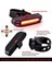 Kırmızı Beyaz Stil Bisiklet Arka Işık USB Şarj Edilebilir LED Güvenlik Uyarı Lambası Aksesuarları Gece Bisiklet Işığı Ipx-5 Su Geçirmez Bisiklet Kuyruk Lambası (Yurt Dışından) 3