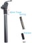 34X550 Siyah Stil Süspansiyon Sönümleme Koltuk Tüpü E-Bisiklet Seatpost Katlanır Bisiklet Alüminyum Alaşımlı Eyer Direği (Yurt Dışından) 3