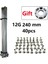 240 mm 40 Adet Takım Stili Elektrikli Bisiklet Dağ 12G Konuşmacı. Ben Bisiklet Nipeller Tekerlek Ebike Motor Dönüşüm Parçaları ile Konuştu (Yurt Dışından) 1