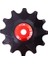 12T Kırmızı Katı Stil Taş Kasnak Tekerlek Dişli Kılavuz Silindiri Jokey 10T 12T 14T 16T Rulman Yol Mtb Bisiklet Rulmanları Arka Attırıcı Gx Xx1 X01 Eagle (Yurt Dışından) 1