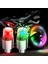 Renk Stili LED Araba Tekerleği Konuştu Işık Motosiklet Bisiklet Işığı Neon Lastik Valf Kapakları Flaş Işıkları Dağ Yolu Bisikleti Gece Lambası Bisiklet Araçları (Yurt Dışından) 4