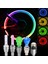 L01-MAVI Mücevher Stili Mini Neon Bisiklet Konuştu Işık Renkli LED Bisiklet Işıkları Motosiklet Araba Tekerleği Lastik Valf Kapakları Lamba Bisiklete Binme Uyarı Kafası Arka Işık (Yurt Dışından) 2