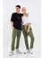 Siyah Fare Tasarım Unisex Yeşil Harem Pantolon Rio X Harem 5