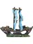 Kahverengi Stil 13X12X4CM Balık Gizlemek Için Reçine Batık Enkaz Yelkenli Akvaryum Su Süsleme Korsan Destroyer Balık Tankı Dekorasyon Balık Evi (Yurt Dışından) 3