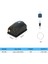 RS-082 Stili 220V 3W 5W Balık Tankı Hava Pompası Tek ve Çift Çıkışlı Çekvalf Tüp Akvaryum Aksesuarları Mini Kompresör (Yurt Dışından) 4
