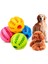 Mavi Stil 5cm 5cm 7cm Pet Köpek Oyuncak Diş Temizleme Topları Köpek Interaktif Kauçuk Toplar Köpek Dekompresyon Streç Lastik Top Chew Oyuncaklar (Yurt Dışından) 2